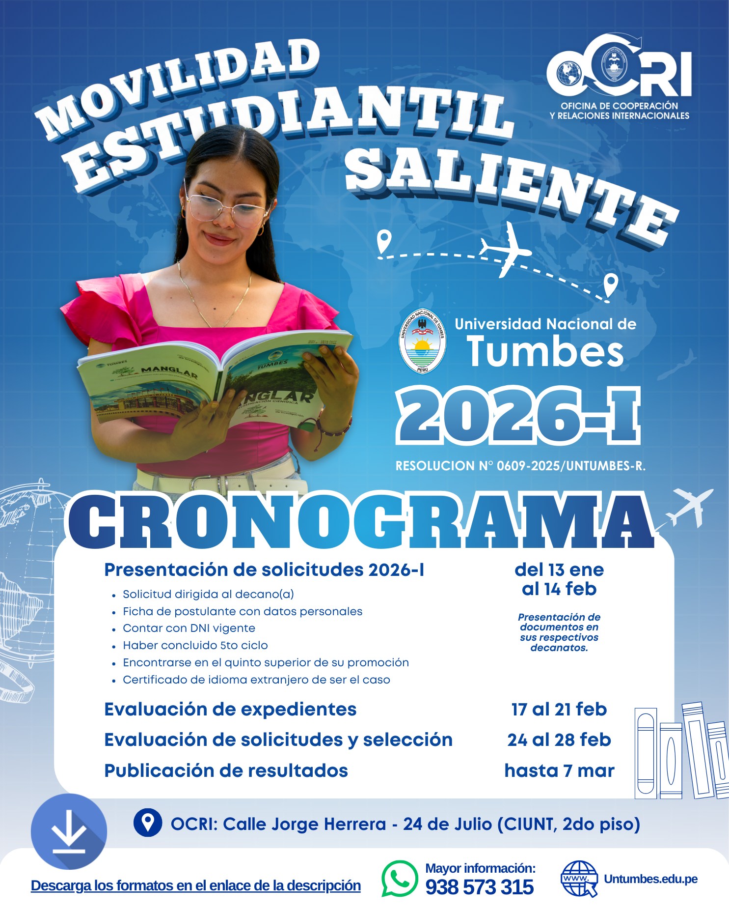 Movilidad estudiantil saliente 2026-I
